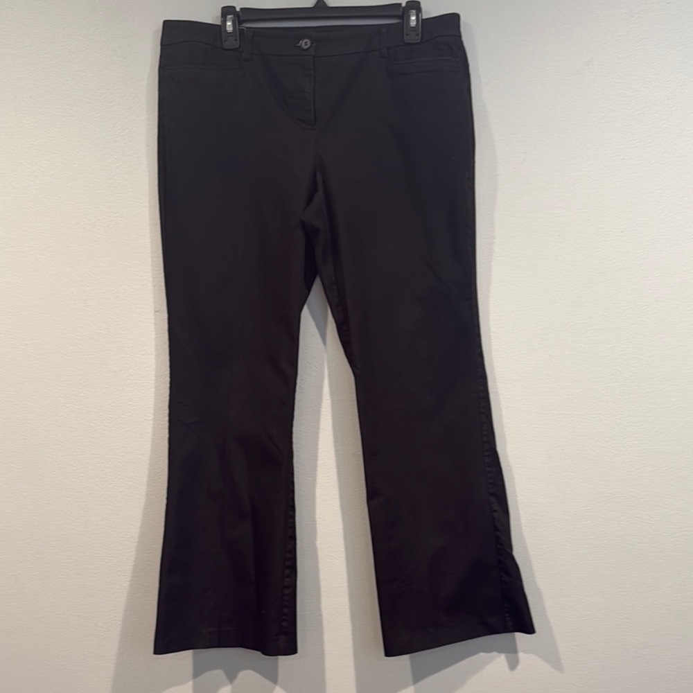 New York & Company Stretch Black Bootcut Pants - Size 12